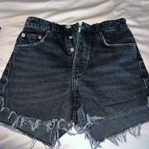 Selling this small black  Zara jean short. Barely used